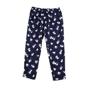 Chelsea28 Navy Watercolor Floral Pull On Pants (Size S)